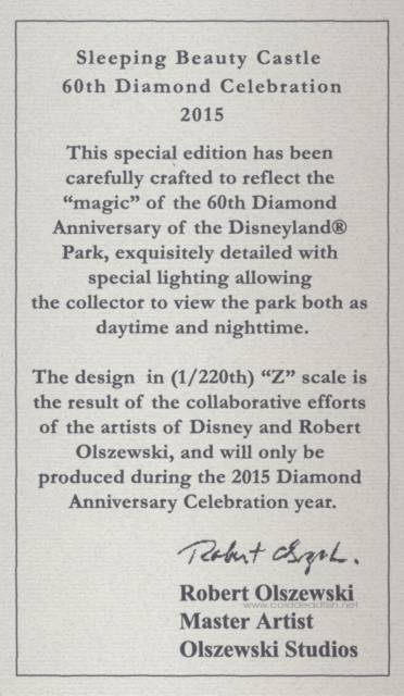 DLR - Gallery of Light by Olszewski - Sleeping Beauty 60th Anniversary